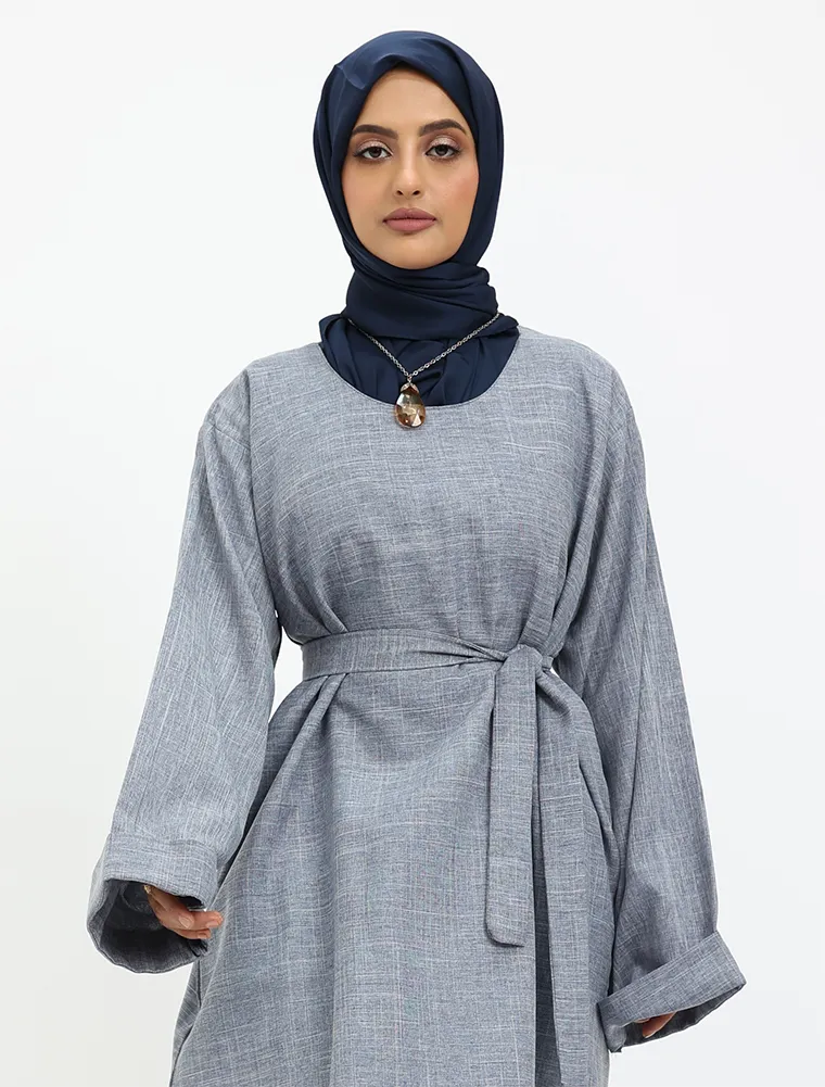 Denim Linen Abaya